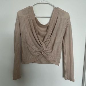 Express cropped sweater